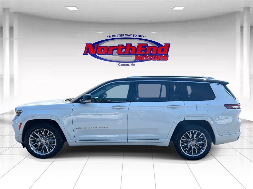 2022 Bright White Clearcoat Jeep Grand Cherokee L Summit 4X4 SUV