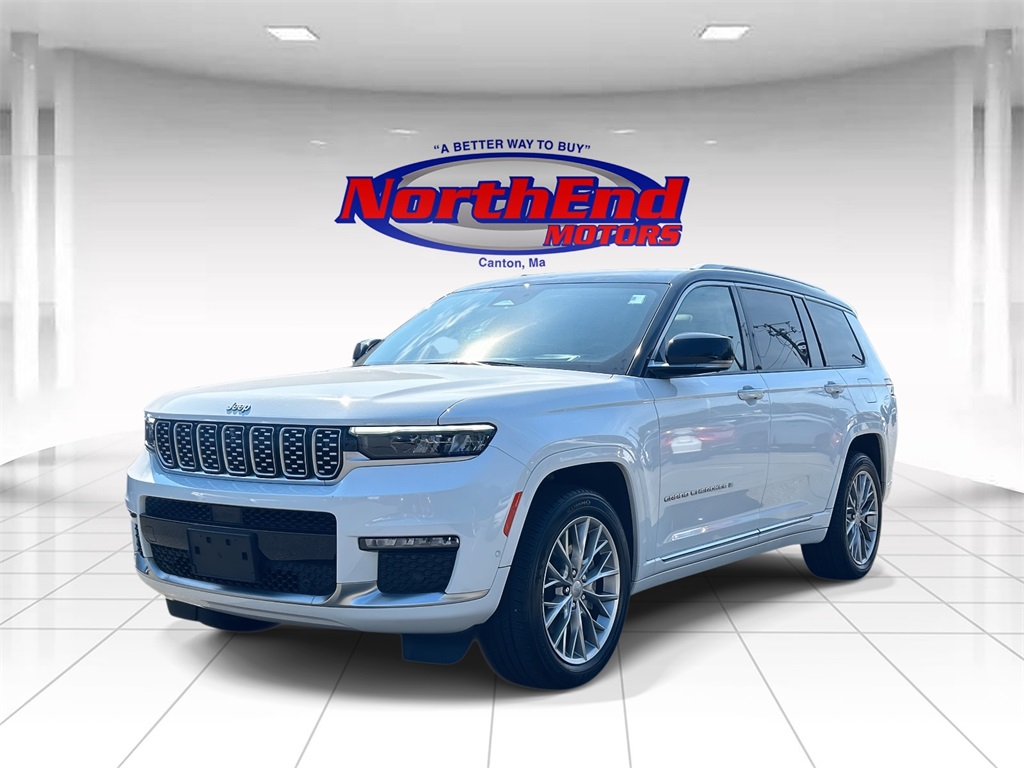 2022 Bright White Clearcoat Jeep Grand Cherokee L Summit 4X4 SUV