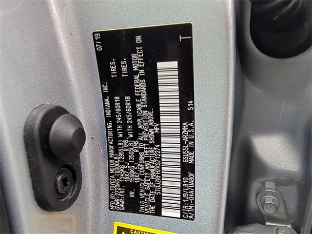 used 2019 Toyota Highlander car, priced at $19,600