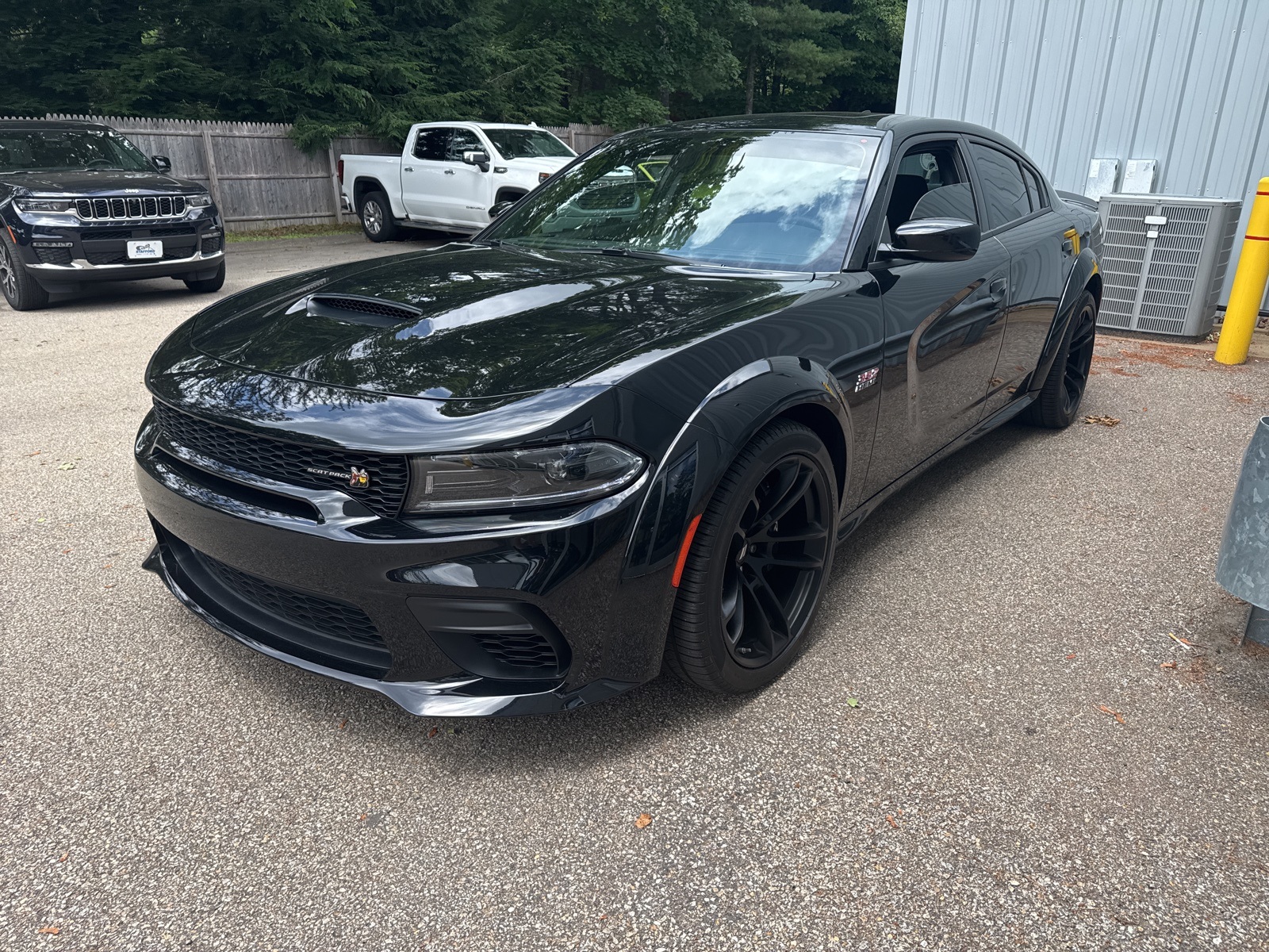 2023 Pitch Black Clearcoat Dodge Charger R/T Scat Pack Widebody RWD Sedan