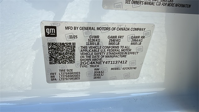 new 2026 Chevrolet Silverado 2500HD car, priced at $79,745