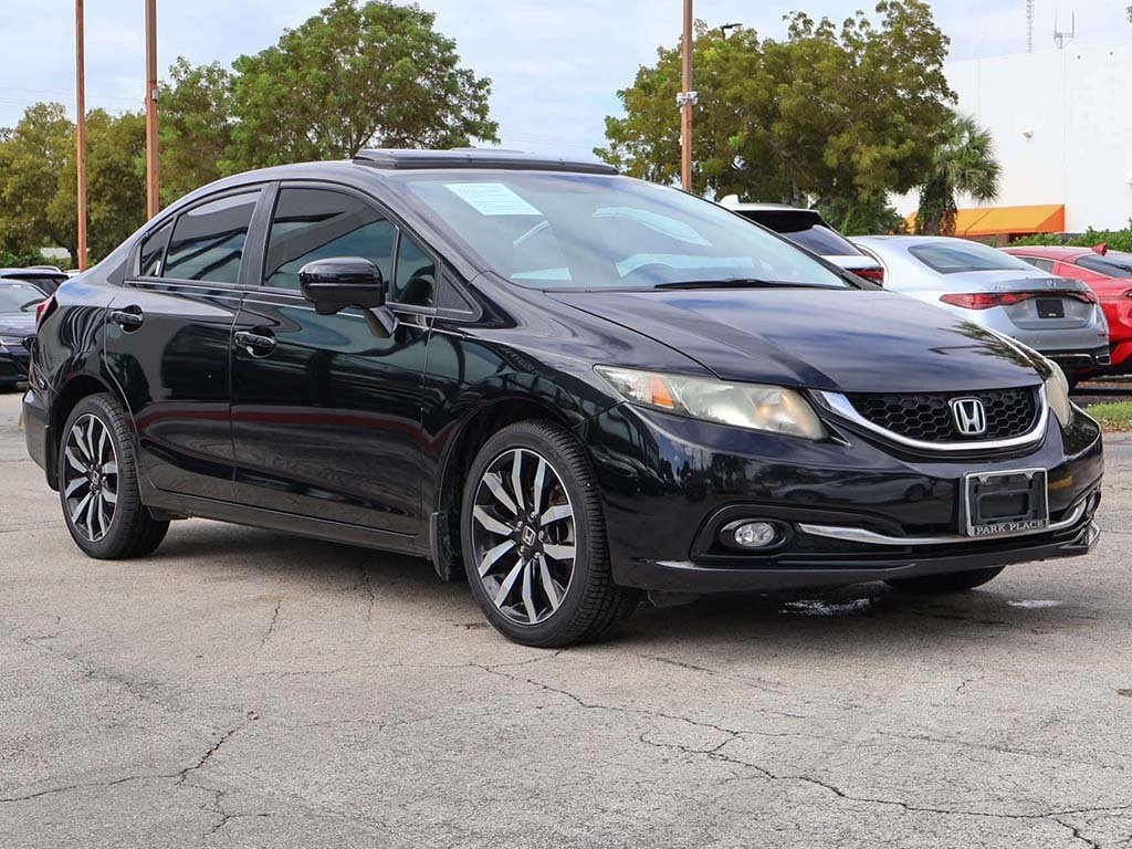 Used 2015 Honda Civic EX-L with VIN 2HGFB2F90FH519643 for sale in Cleveland, OH