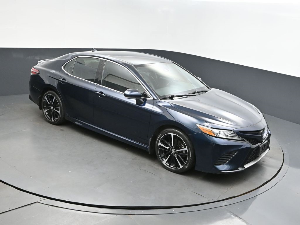 2019 Aqua Toyota Camry XSE Sedan