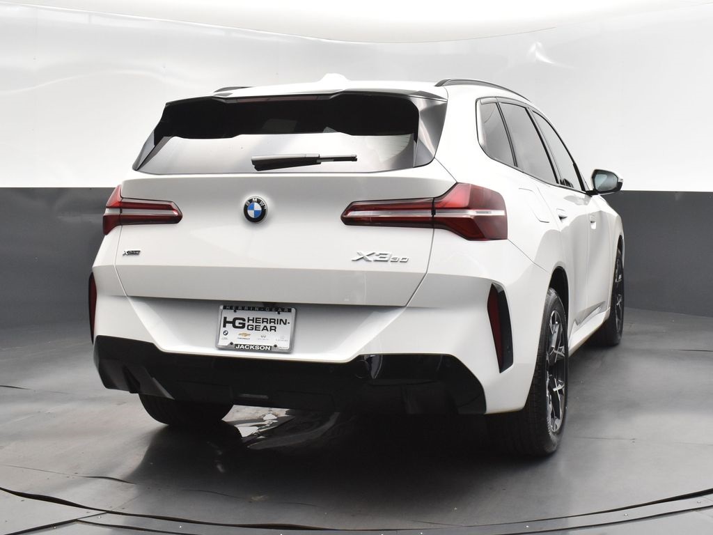 2025 Alpine White BMW X3 30 xDrive AWD SUV