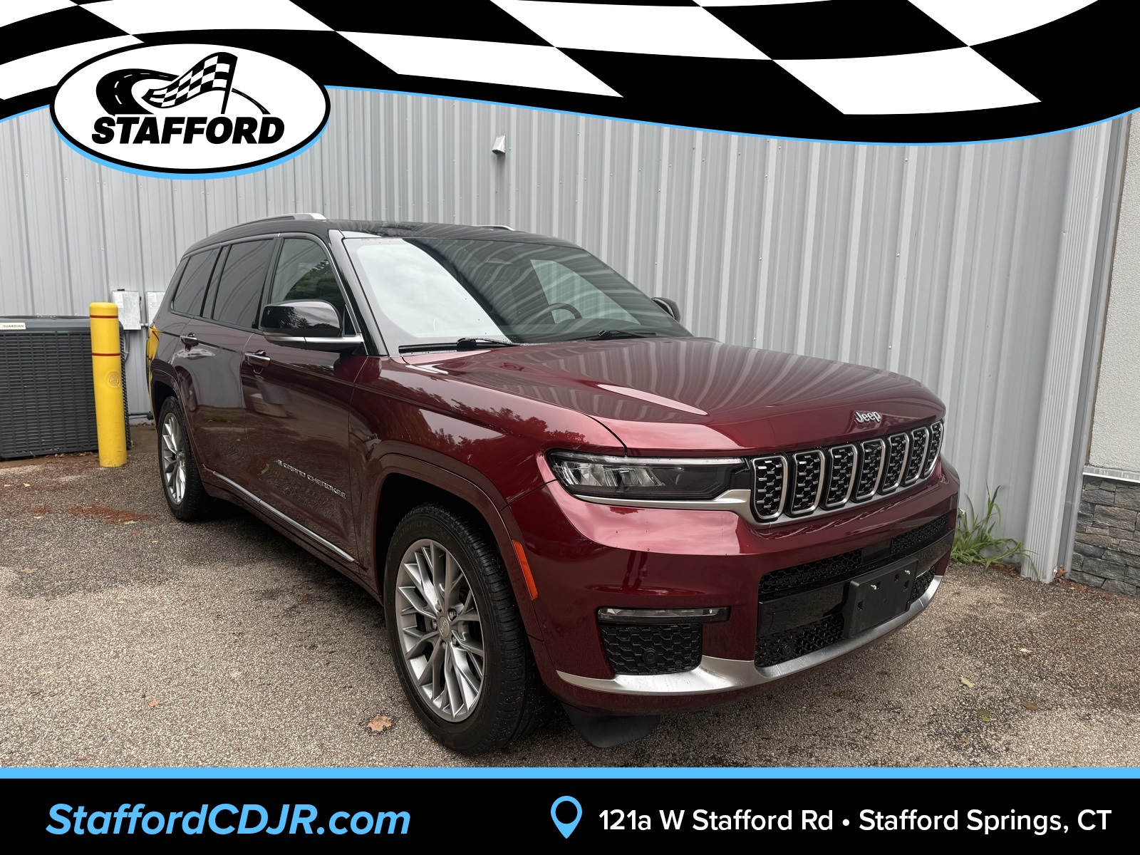 2022 Velvet Red Pearlcoat Jeep Grand Cherokee L Summit SUV