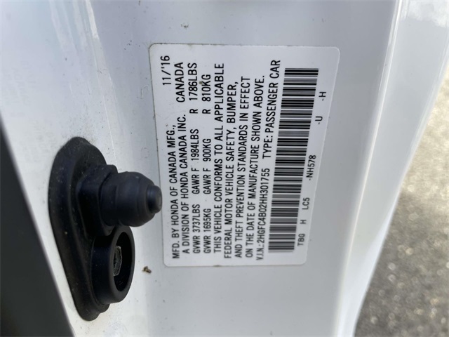 used 2017 Honda Civic car, priced at $14,639