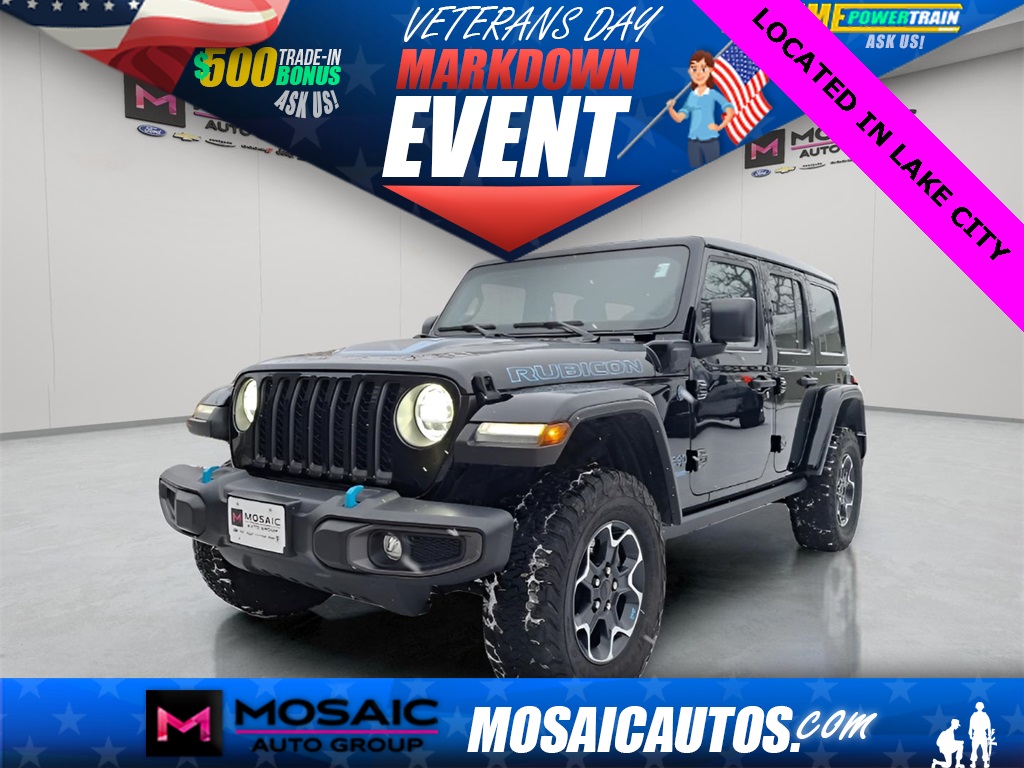 Used 2022 Jeep Wrangler Unlimited Rubicon 4xe SUVs