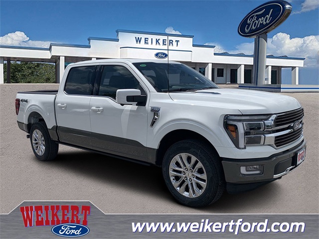 2025 Star White Metallic Tri-Coat Ford F-150 King Ranch 4X4 Truck
