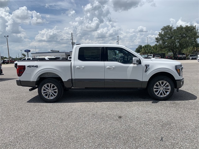 2025 Star White Metallic Tri-Coat Ford F-150 King Ranch 4X4 Truck