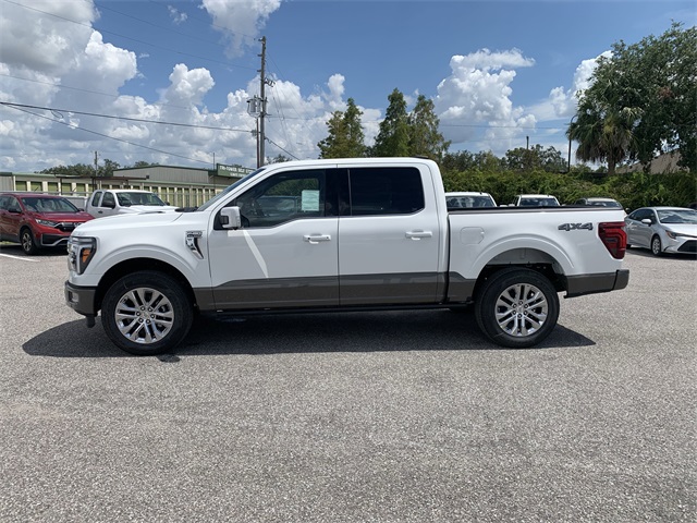 2025 Star White Metallic Tri-Coat Ford F-150 King Ranch 4X4 Truck