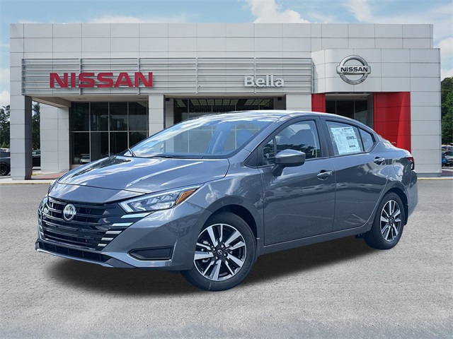 2025 Gun Metallic Nissan Versa 1.6 SV FWD Sedan