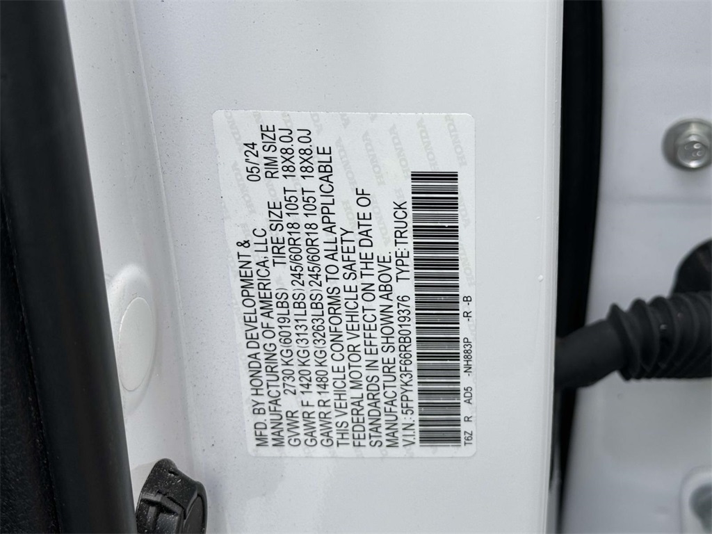 Used 2024 Honda Ridgeline Truck
