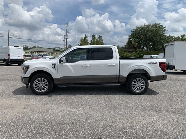 2025 Star White Metallic Tri-Coat Ford F-150 King Ranch 4X4 Truck