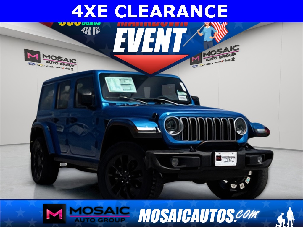 New 2025 Jeep Wrangler Sahara 4xe SUVs