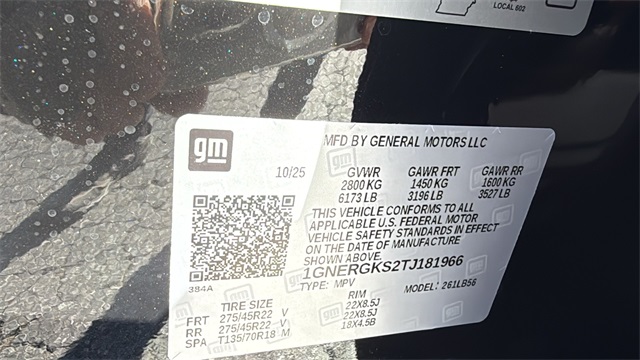 new 2026 Chevrolet Traverse car, priced at $46,870