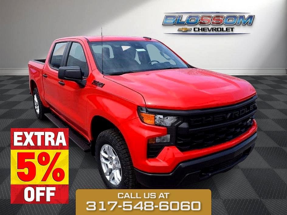 2025 Red Chevrolet Silverado 1500 WT Truck