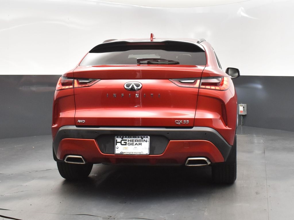2023 Dynamic Sunstone Red Infiniti QX55 ESSENTIAL AWD SUV