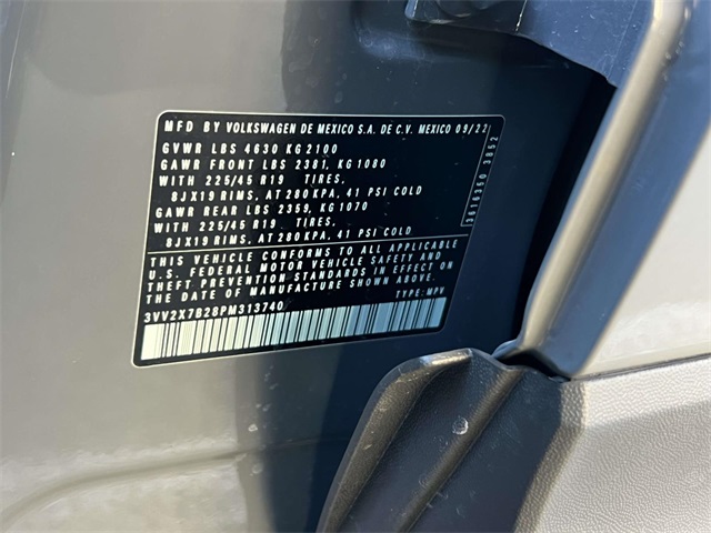 used 2023 Volkswagen Taos car, priced at $26,012