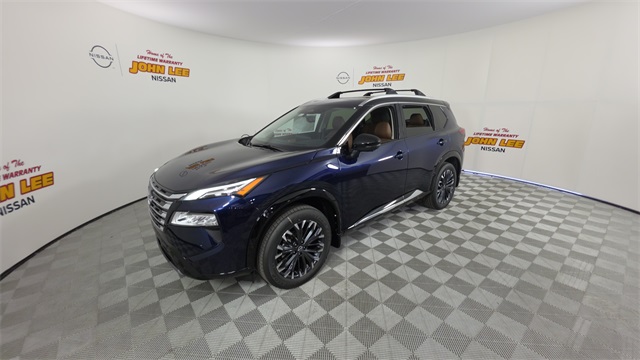 2025 Deep Ocean Blue Pearl/Super Black Nissan Rogue Platinum SUV