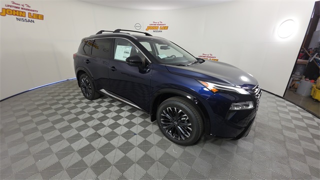 2025 Deep Ocean Blue Pearl/Super Black Nissan Rogue Platinum FWD SUV