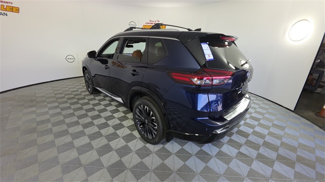 2025 Deep Ocean Blue Pearl/Super Black Nissan Rogue Platinum FWD SUV