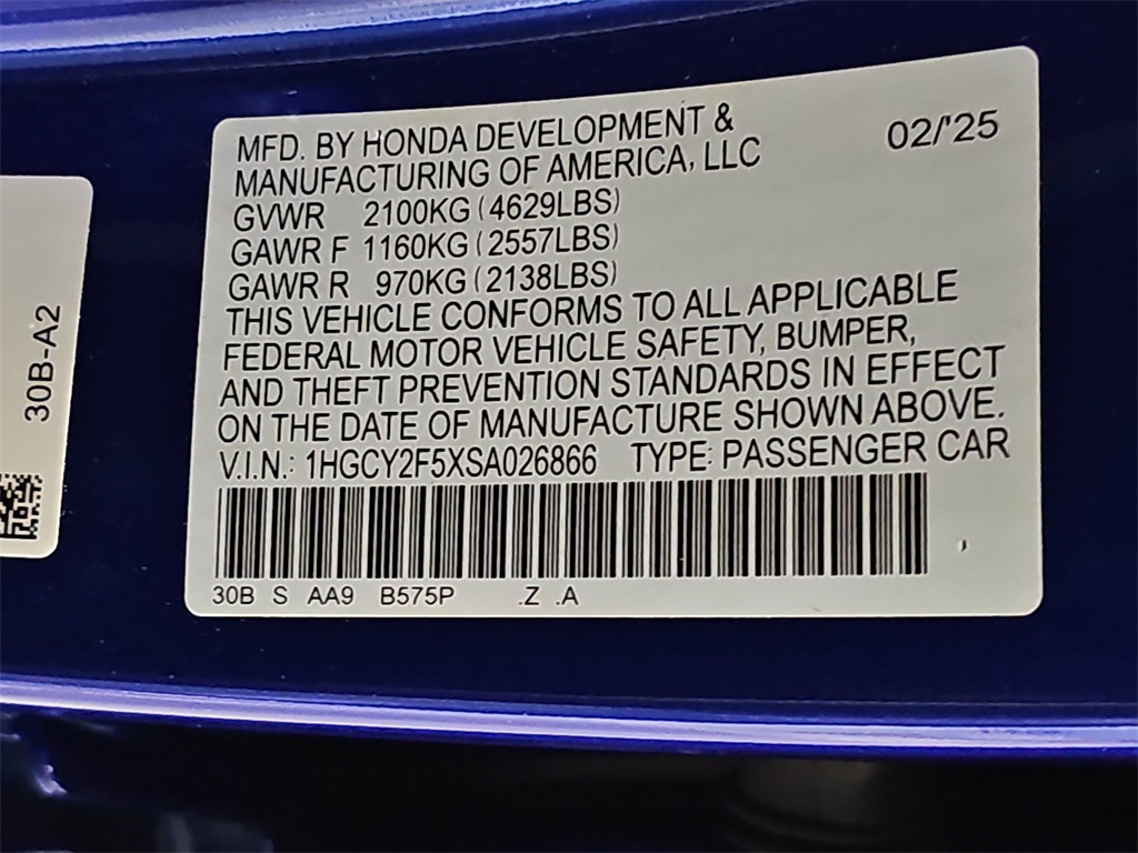 Used 2025 Honda Accord Hybrid Sport in Bedford Hills NY