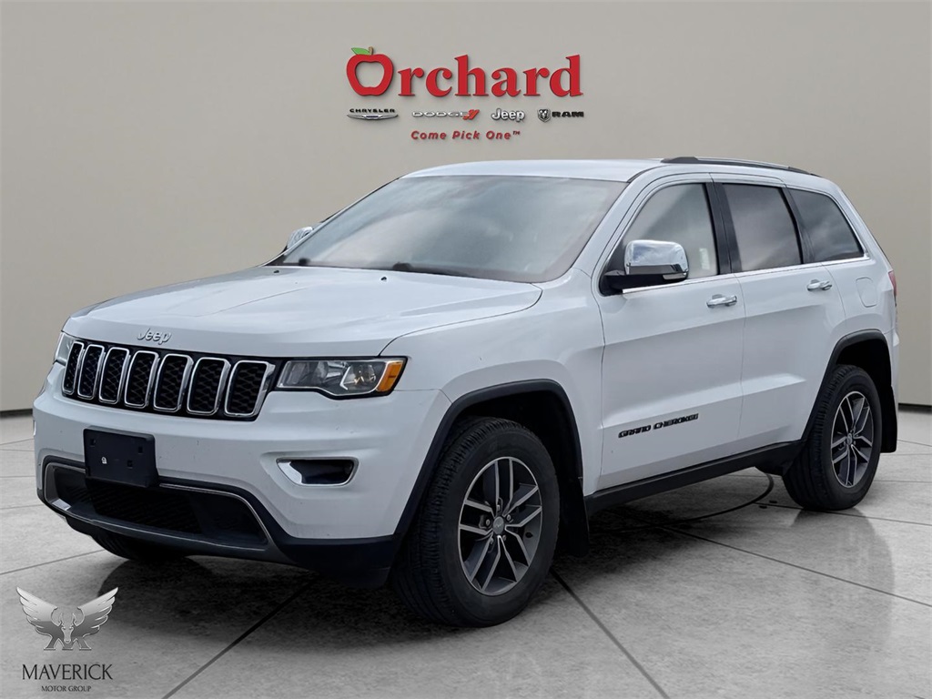 2017 Bright White Clearcoat Jeep Grand Cherokee Limited SUV