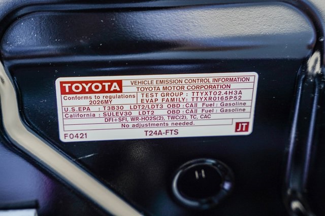 new 2026 Toyota Tacoma car, priced at $39,184