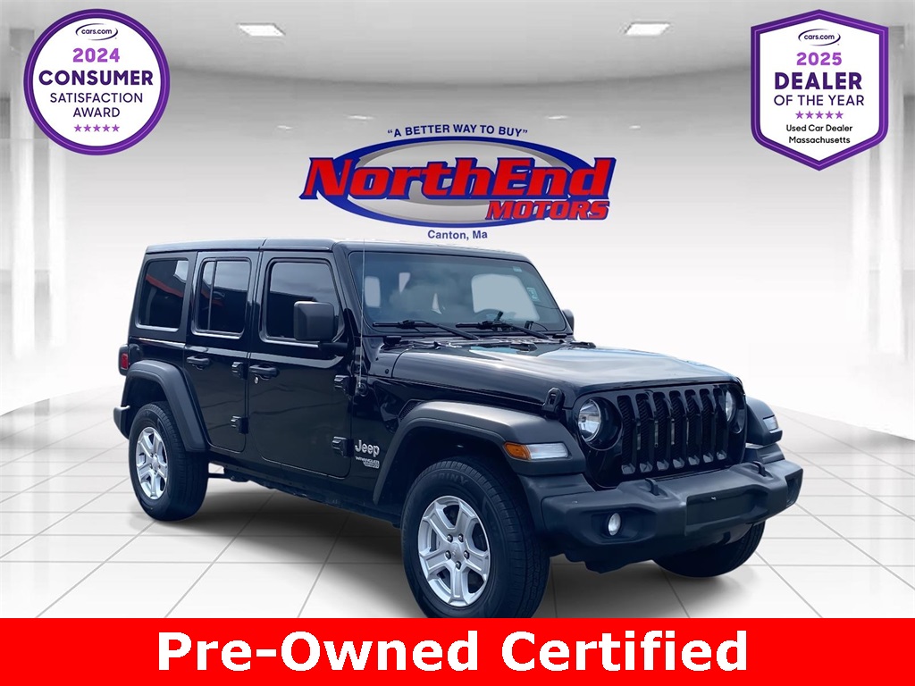 2021 Black Clearcoat Jeep Wrangler Unlimited Sport S SUV