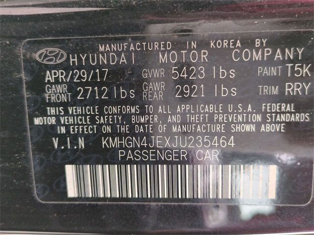 used 2018 Genesis G80 car, priced at $13,911