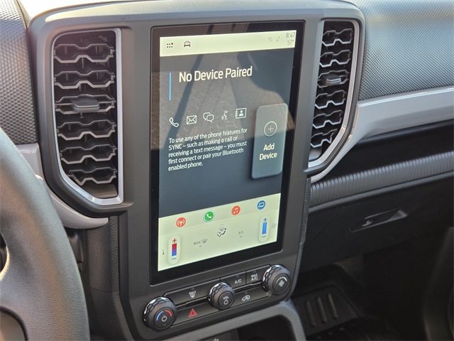 New 2025 Ford Ranger XL 4D Crew Cab