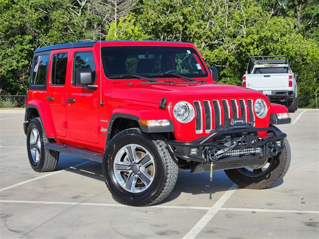 2022 Firecracker Red Clearcoat Jeep Wrangler Unlimited Sahara 4X4 SUV