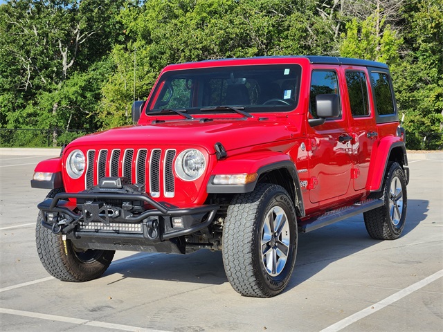 2022 Firecracker Red Clearcoat Jeep Wrangler Unlimited Sahara 4X4 SUV