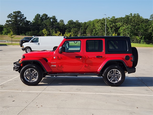 2022 Firecracker Red Clearcoat Jeep Wrangler Unlimited Sahara 4X4 SUV