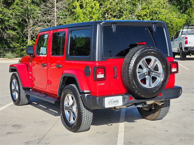 2022 Firecracker Red Clearcoat Jeep Wrangler Unlimited Sahara 4X4 SUV