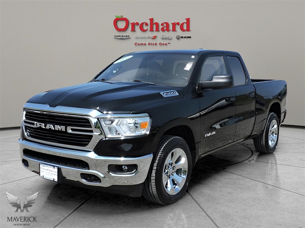 2021 Diamond Black Crystal Pearlcoat Ram 1500 Big Horn/Lone Star 4X4 Truck