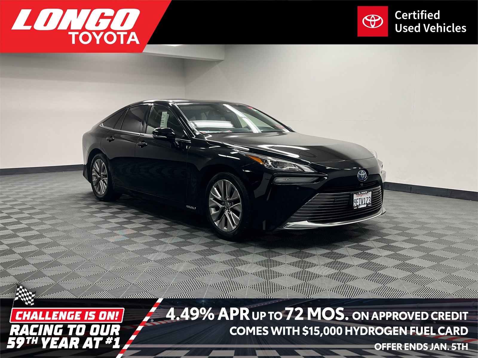 used 2022 Toyota Mirai car, priced at $13,488