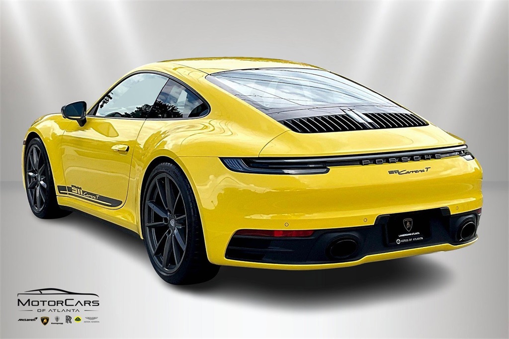 2023 Yellow Porsche 911 Carrera T Coupe