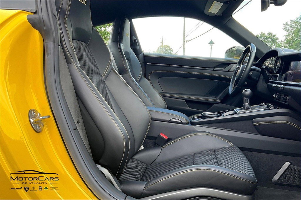 2023 Yellow Porsche 911 Carrera T Coupe