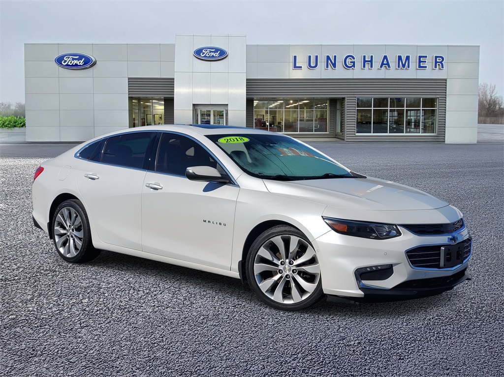 Used 2018 Chevrolet Malibu Premier with VIN 1G1ZE5SX9JF237075 for sale in Owosso, MI