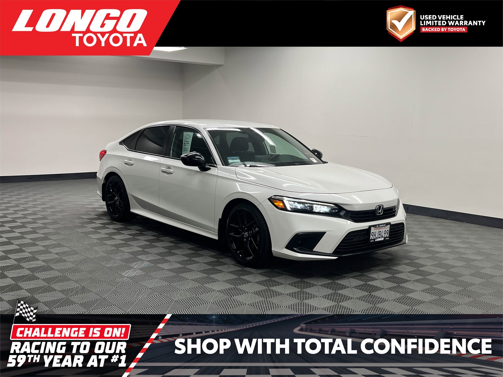 used 2023 Honda Civic car, priced at $22,788