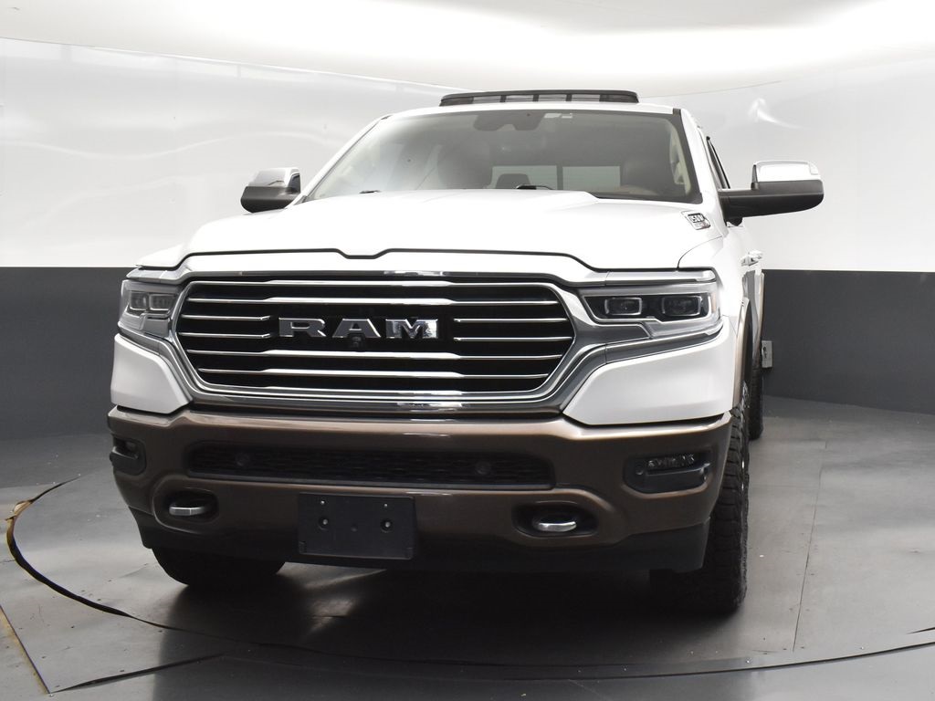 2021 Ivory White Tri-Coat Pearlcoat Ram 1500 Laramie Longhorn 4X4 Truck