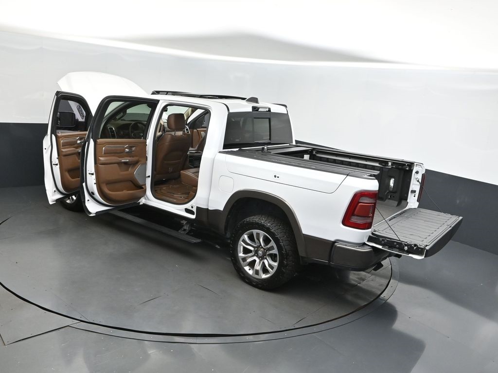 2021 Ivory White Tri-Coat Pearlcoat Ram 1500 Laramie Longhorn 4X4 Truck