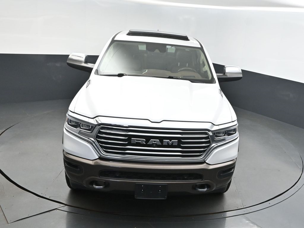 2021 Ivory White Tri-Coat Pearlcoat Ram 1500 Laramie Longhorn 4X4 Truck