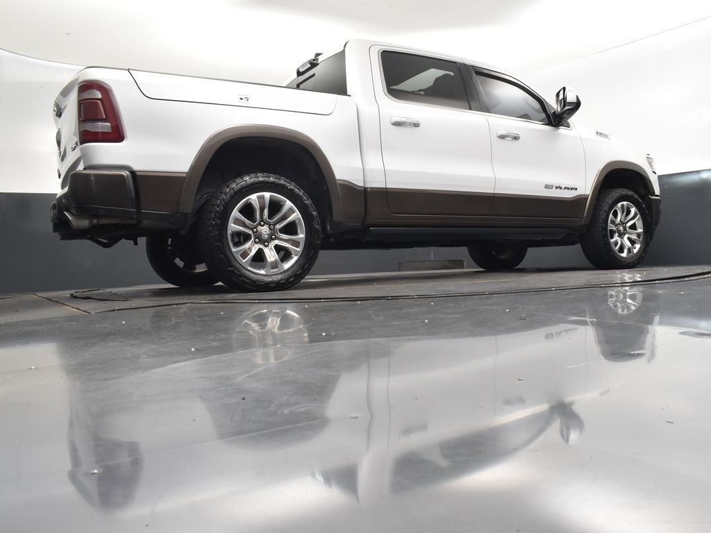 2021 Ivory White Tri-Coat Pearlcoat Ram 1500 Laramie Longhorn 4X4 Truck