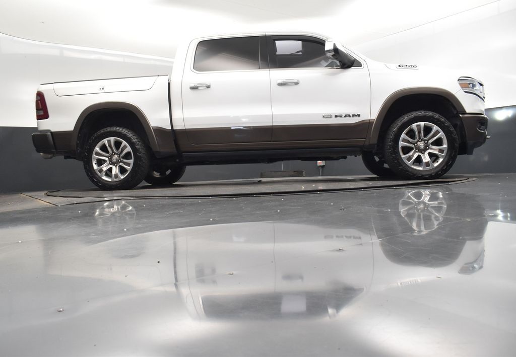 2021 Ivory White Tri-Coat Pearlcoat Ram 1500 Laramie Longhorn 4X4 Truck