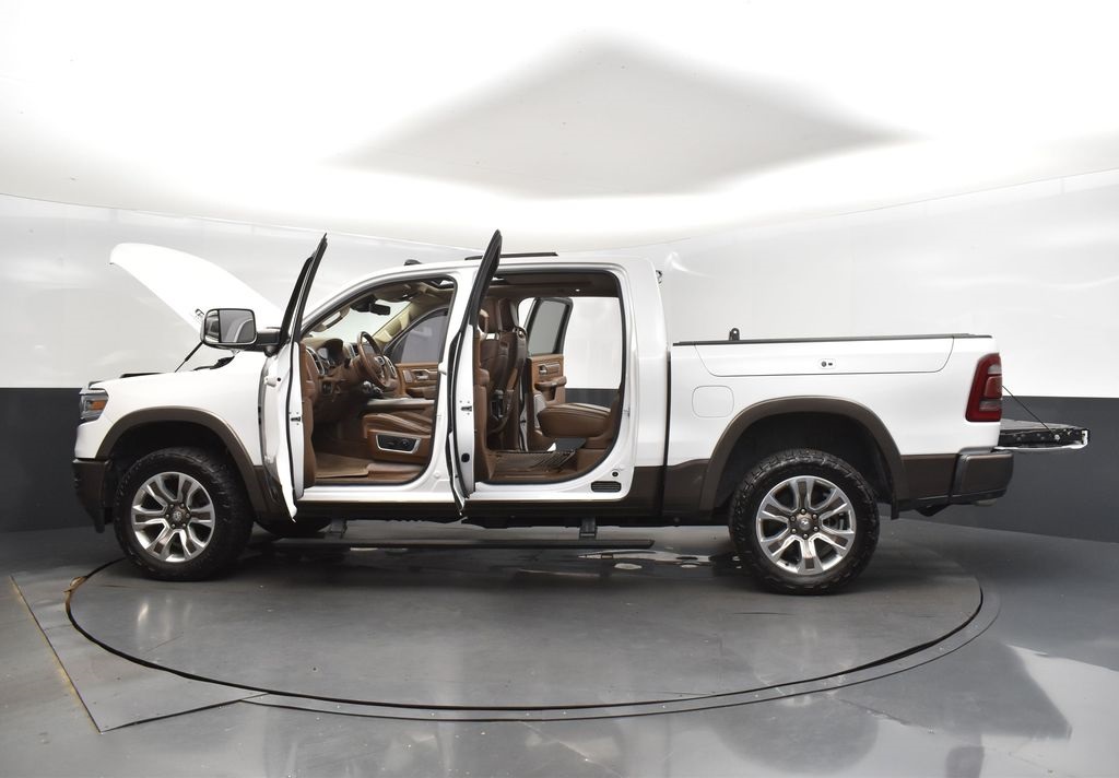 2021 Ivory White Tri-Coat Pearlcoat Ram 1500 Laramie Longhorn 4X4 Truck