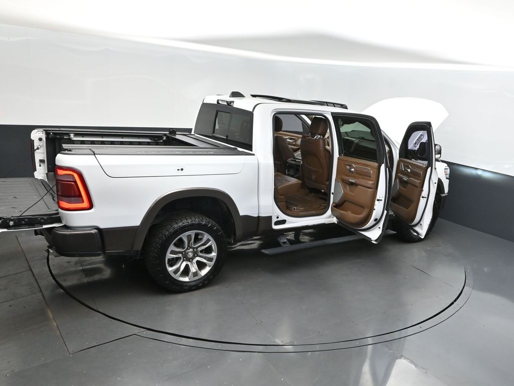 2021 Ivory White Tri-Coat Pearlcoat Ram 1500 Laramie Longhorn 4X4 Truck