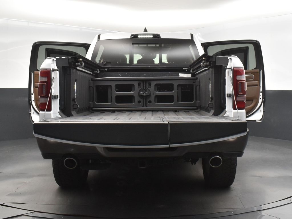 2021 Ivory White Tri-Coat Pearlcoat Ram 1500 Laramie Longhorn 4X4 Truck