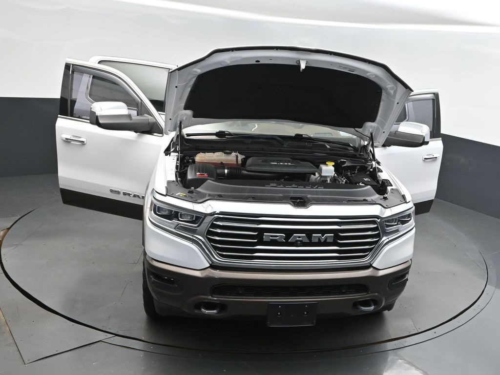 2021 Ivory White Tri-Coat Pearlcoat Ram 1500 Laramie Longhorn 4X4 Truck